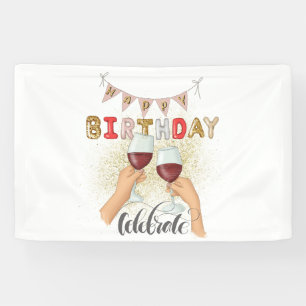 Modern Best Day Ever Birthday  Banner