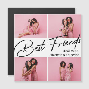 Modern Best Friends 4 Photo Collage Gift