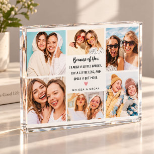 Modern Best Friends 6 Photo Collage Block