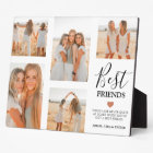 Modern Best Friends Photo Grid Keepsake Gift