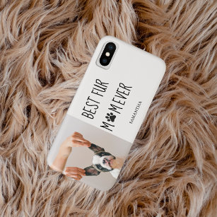 Modern Best Fur Mum Ever   Dog Photo Case-Mate iPhone Case