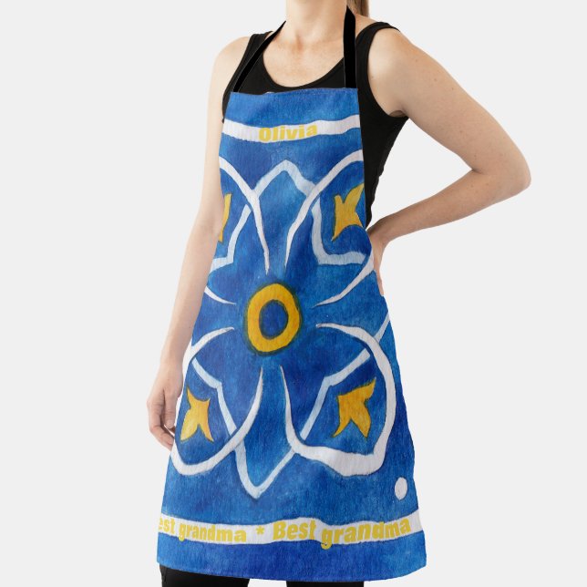 Modern Best Grandma Apron Italian Tile Design (Insitu)
