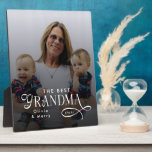 Modern Best Grandma Ever Photo Personalized Plaque<br><div class="desc">Celebrate the love, strength, and warmth of the woman who holds the family together with the Modern Best Grandma Ever Photo Personalized Plaque. Designed with clean modern typography and your favorite photo, this elegant plaque becomes a heartfelt keepsake she’ll proudly display for years. Perfect for birthdays, Mother’s Day, Christmas, or...</div>