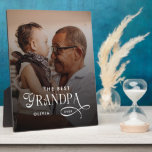 Modern Best GrandPa Ever Photo Personalized Plaque<br><div class="desc">Celebrate the love, wisdom, and cherished memories with grandpa through the Modern Best Grandpa Ever Photo Personalized Poster. Featuring your favorite photo alongside a modern “Best Grandpa Ever” message, this poster turns a treasured memory into stylish, personalized wall art. Perfect for birthdays, Father’s Day, holidays, or just because, it’s a...</div>