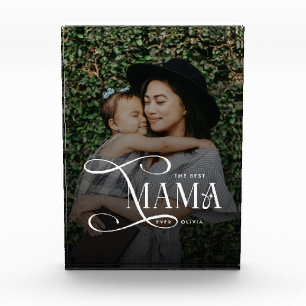 Modern Best Mama Ever Photo Mothers Day Gifts