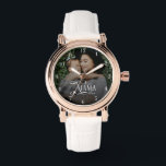 Modern Best Mama Ever Photo Mothers Day Gifts Watch<br><div class="desc">Celebrate the incredible mama in your life with this Modern Best Mama Ever Personalized Photo Watch. Designed with clean, sophisticated typography and your uploaded photo, this stylish timepiece becomes a wearable keepsake she’ll cherish every single day. Whether she’s dressing up or keeping it casual, this watch adds a meaningful touch...</div>