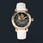 Modern Best Mama Ever Photo Mothers Day Gifts Watch<br><div class="desc">Celebrate the incredible mama in your life with this Modern Best Mama Ever Personalized Photo Watch. Designed with clean, sophisticated typography and your uploaded photo, this stylish timepiece becomes a wearable keepsake she’ll cherish every single day. Whether she’s dressing up or keeping it casual, this watch adds a meaningful touch...</div>