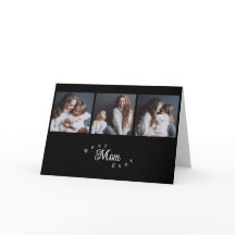 Modern Best Mum Ever Black 3 Photo  Mother's Day