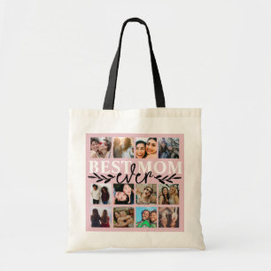 Modern Best Mum Ever Blush Pink  Tote Bag