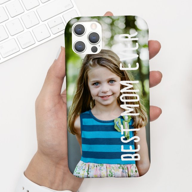 Modern Best Mum Ever Mother's Day Photo Case-Mate  Case-Mate iPhone Case (Creator Uploaded)