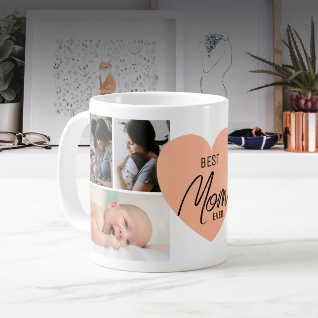 Modern Best Mum Ever Photo Coffee Mug (Creator Uploaded)