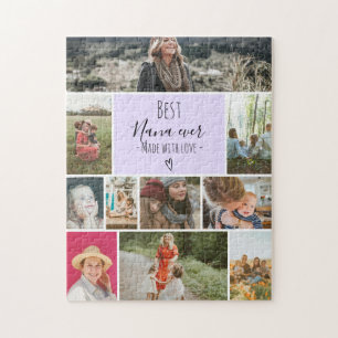 Modern best nana ever 11 photos collage jigsaw puzzle