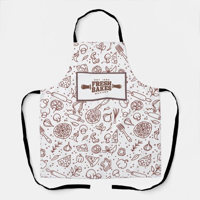 Modern Best Pizza In Town Professional  Apron (Front)