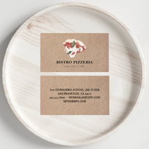 Modern Best Pizza In Town Professional  Business Card