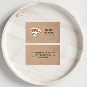 Modern Best Pizza In Town Professional Business Card