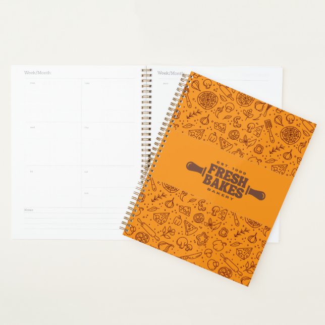 Modern Best Pizza In Town Professional  Planner (Display)