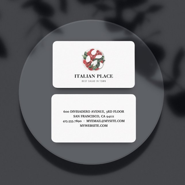 Modern Best Salad In Town Professional  Business Card (Creator Uploaded)