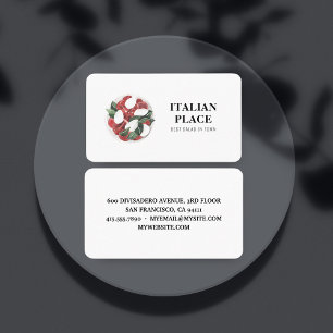 Modern Best Salad In Town Professional  Business Card