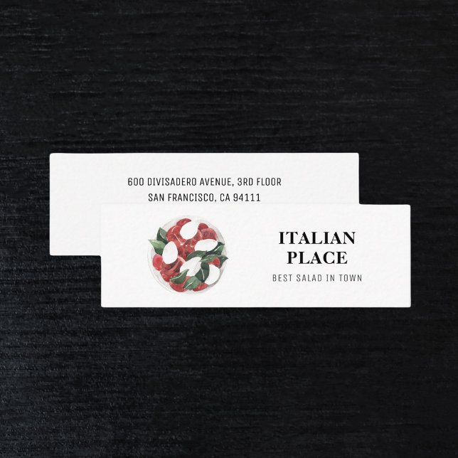Modern Best Salad In Town Professional  Mini Business Card (Creator Uploaded)