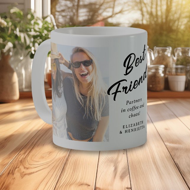 Modern Bestfriend 2 Photo Keepsake Coffee Mug (Creator Uploaded)