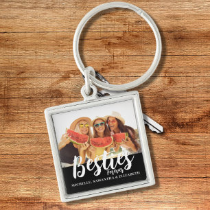 Modern Besties Photo  Key Ring