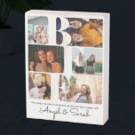 Modern BFF Best Friend Trendy Bestie Photo Collage Wooden Box Sign<br><div class="desc">Modern BFF Best Friend Trendy Bestie Photo Collage Wooden Box Sign. Perfect gift for your bestie!</div>