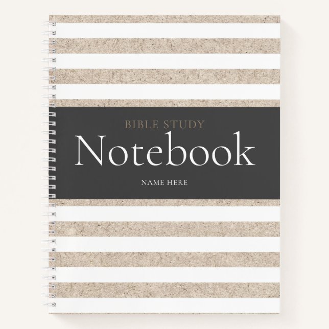 Modern Bible Study Notebook (Front)