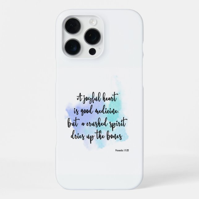 Modern Bible Verse  iPhone Case (Back)