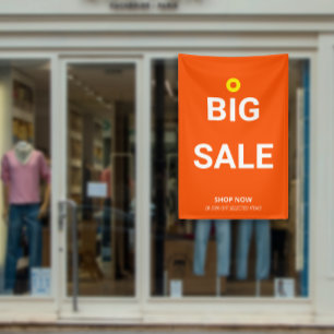 Modern BIG SALE Minimal Store Sale Discount Promo Banner