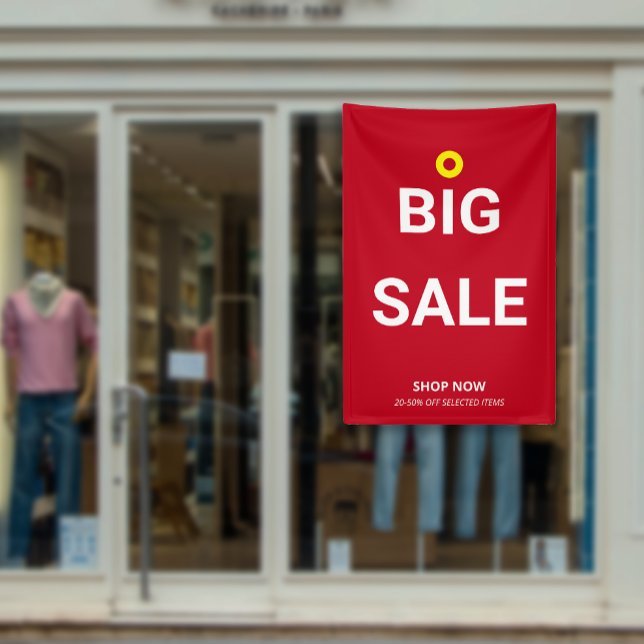 Modern BIG SALE Minimal Store Sale Discount Promo Banner (Modern BIG SALE Minimal Store Sale Discount Promo Banner)