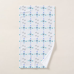 Modern Bird Pattern Bath Towel Set