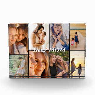 Modern BIrthday Mum Family Photo Colla Block