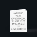 Modern Birthday Party Funny Mum Dad Best Friend Card<br><div class="desc">Modern Birthday Party Funny Mum Dad Best Friend Card</div>