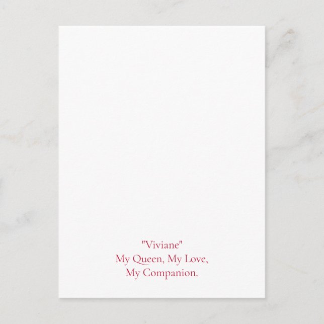 Modern Birthday Photo Postcard (Front)