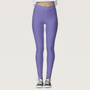 Modern Black and Blue Oval Pattern Leggings