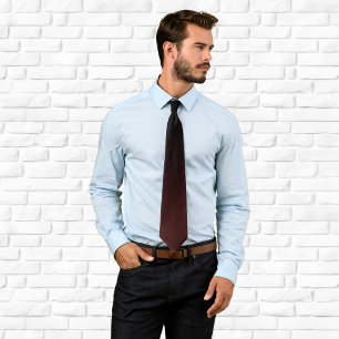 Modern Black and Dark Sienna Gradient Tie
