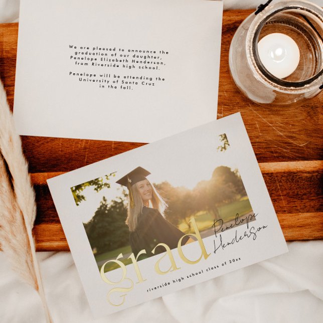 Modern Black and Gold Class of 2024 Graduation (Creator Uploaded)