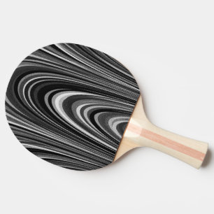 Modern Black and White Art Arches Ping Pong Paddle
