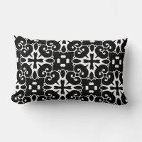 Modern Black and White damask Graphic Floral