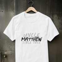 Modern Black and White Grunge For The Cool Uncle