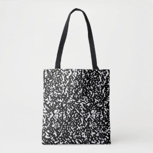 Modern Black And White Pattern Tote Bag
