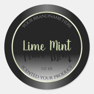 Modern Black and White Professional Product Labels