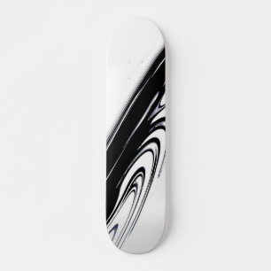 Modern Black and White Skateboard