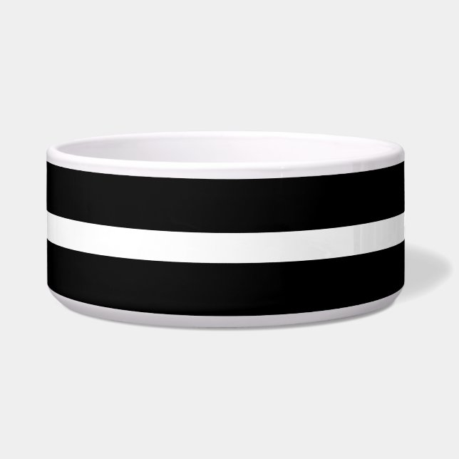 Modern Black and White Stripe  (Front)