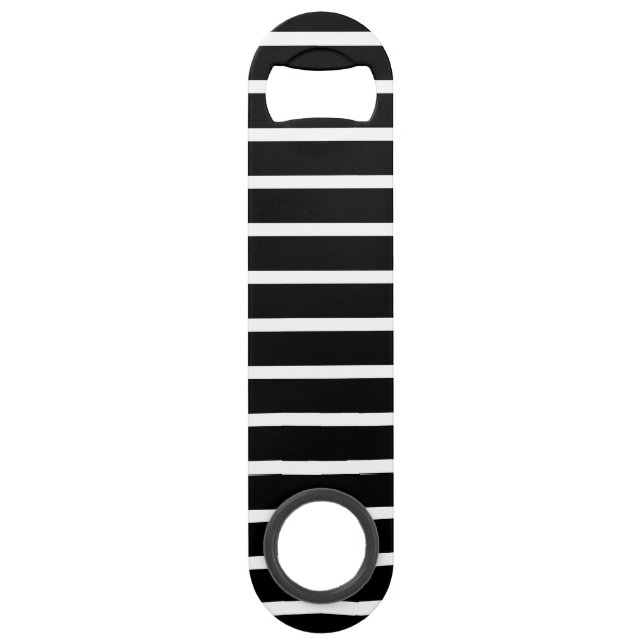 Modern Black and White Stripe  (Front)