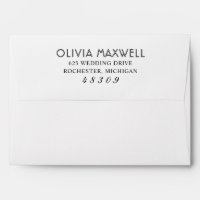 Modern Black and White Wedding