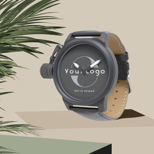 Modern Black Business logo Minimal brand Company Watch (Creator Uploaded)