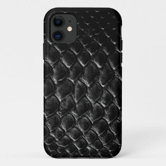 Modern Black Crocodile Case-Mate iPhone Case