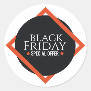 Modern Black Friday Special Offer Stickers