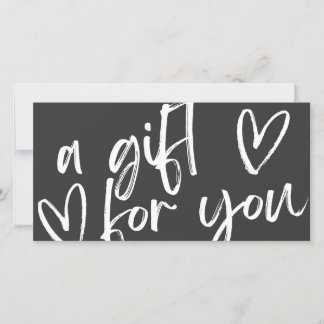 Modern Black Gift Certificate Voucher